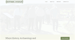Desktop Screenshot of historicinsight.com